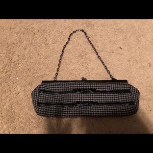 Black and white clutch purse!